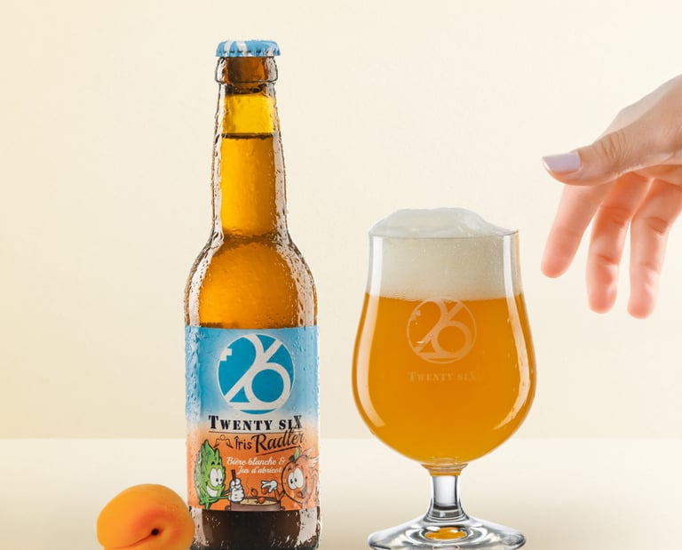 Radler Abricot, bière à l'abricot du valais