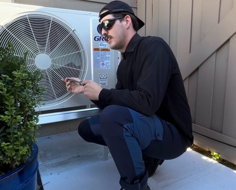 Raccordement électrique d'une thermopompe, d'un spa ou d'une piscine.