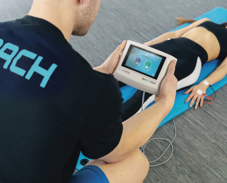 persona che effettua la bioimpedenziometria