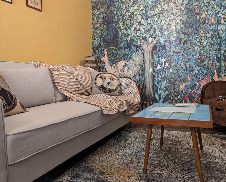  living room avec canapé et table a café 