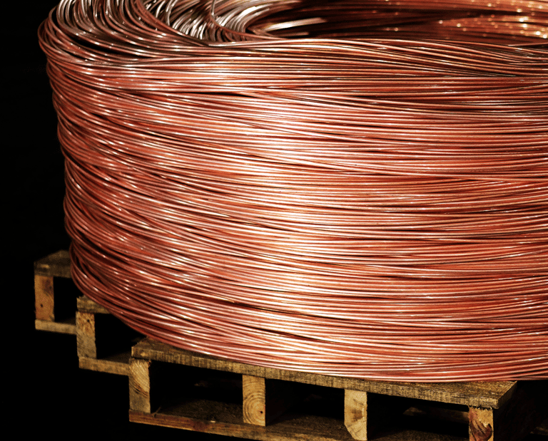 Vergalhão de cobre reciclado da CBL