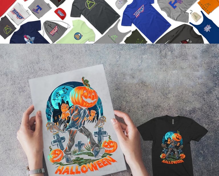 Camiseta personalizada con estampado DTF en Panamá