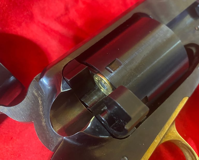Howells Arms 45LC conversion cylinder install in a Pietta 1858 Remington Revolver.