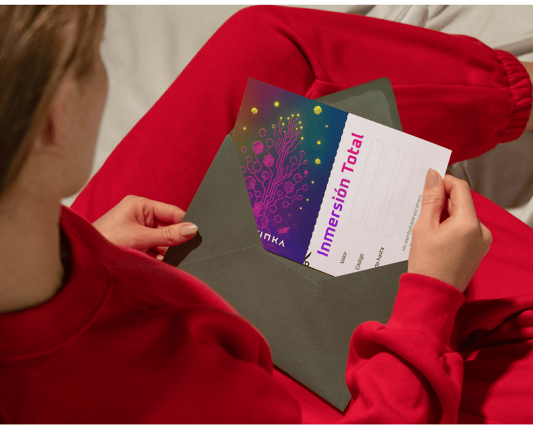 Tarjetas de regalo en VRINKA