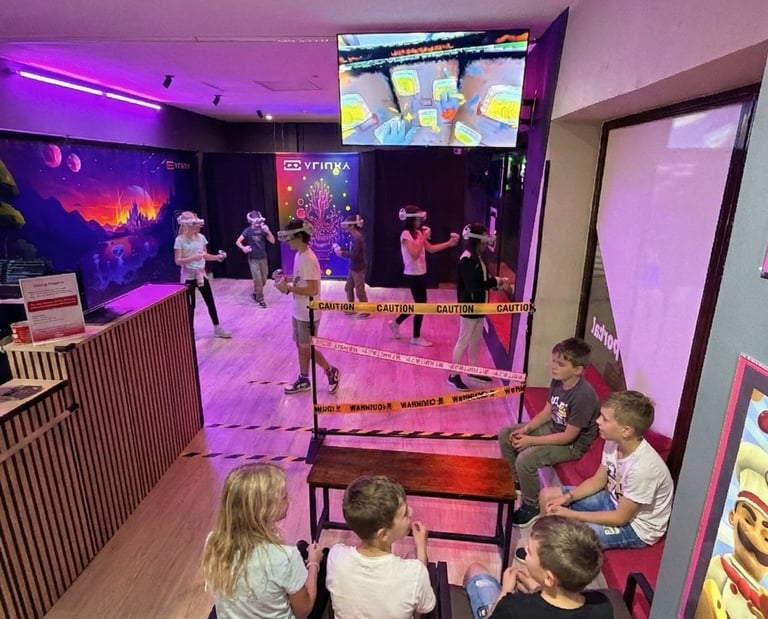 pantalla espectador en zona vr