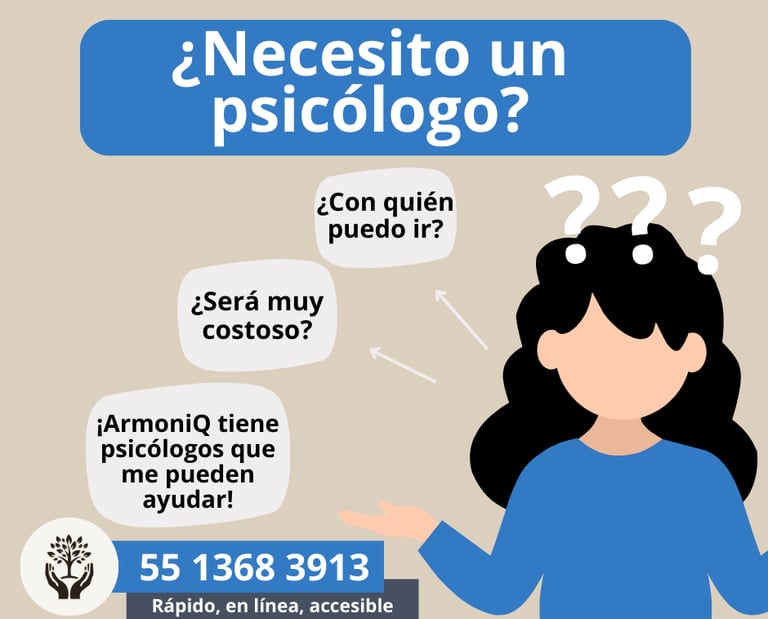 Psicología profesional enfocada en el bienestar emocional, representando el acompañamiento humano y 