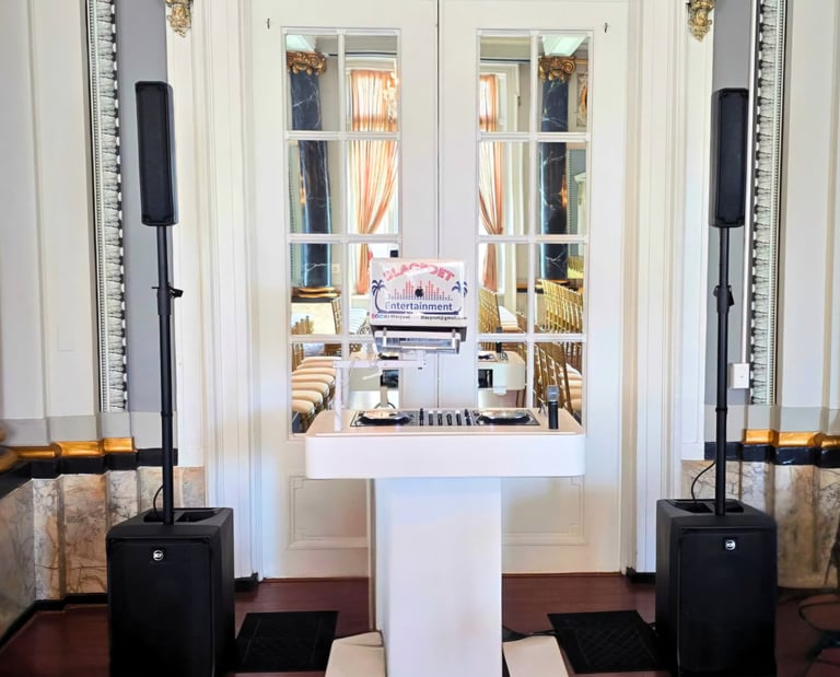 Professional DJ set up