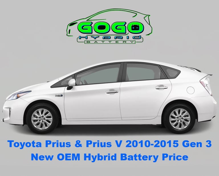 Prius & Prius V 2010 2011 2012 2013 2014 2015 gen 3 new oem hybrid battery GoGoHybridBattery.com  