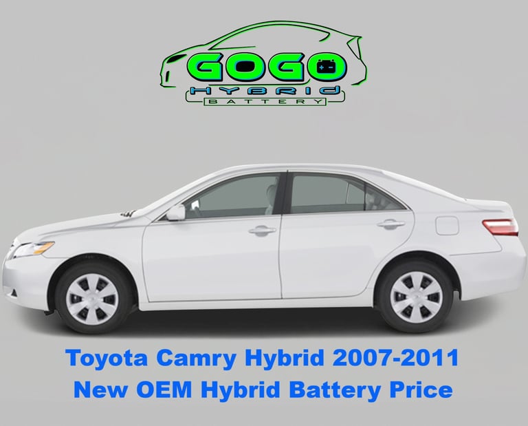 toyota camry hybrid 2007 2008 2009 2010 2011 new oem hybrid battery GoGoHybridBattery.com 