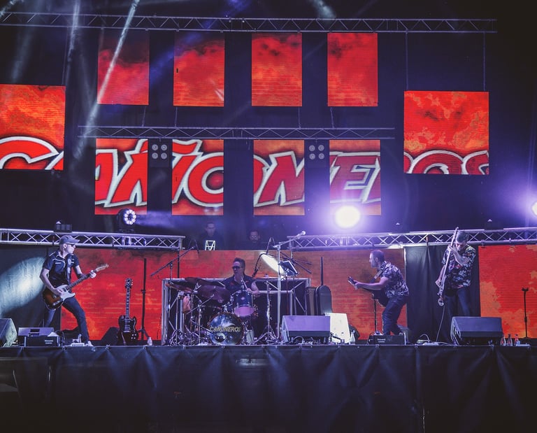 Cañoneros en concierto