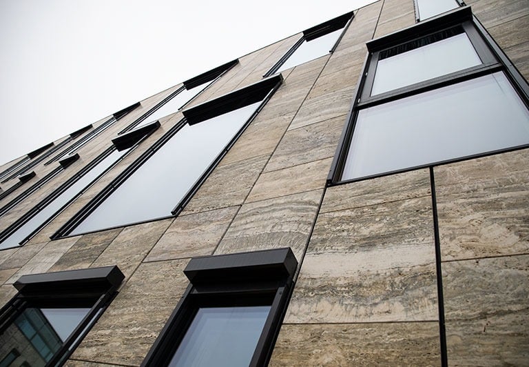 exterior travertine tile