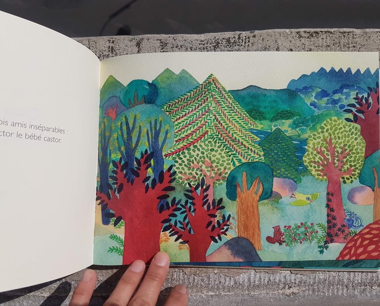 Album jeunesse aquarelle