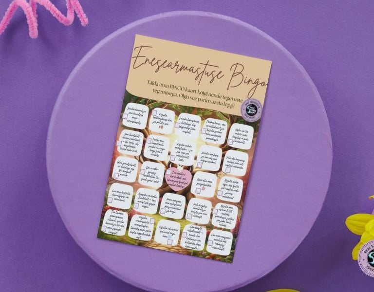 Enesearmastuse bingo Soul Sisters Tarot