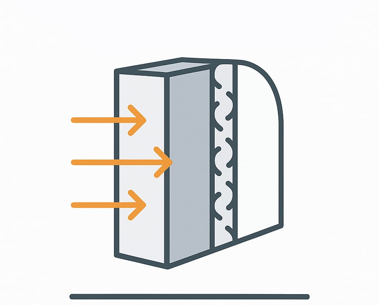 Calculate U-values for walls, roofs, and floors to meet energy efficiency standards. | Nour Nagy