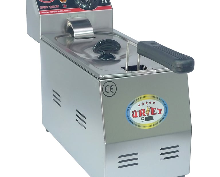 Üret Çelik endüstriyel elektrikli fritöz - Paslanmaz çelik patates kızartma makinesi