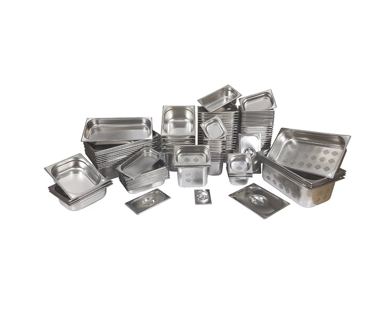 Standart paslanmaz çelik gastronorm küvetler ve benmari tepsileri - Üret Çelik