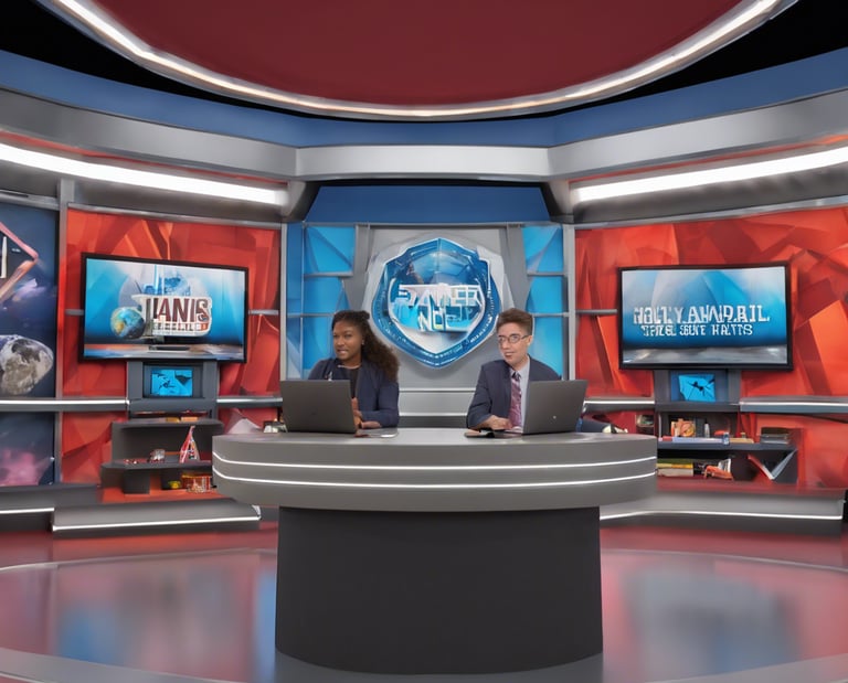 Live Stream Virtual Set