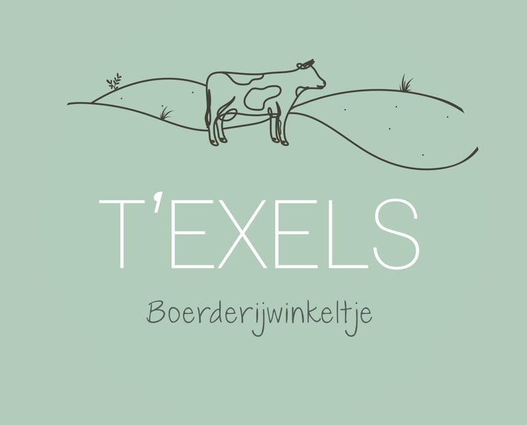 Het logo van T'Exels Boerderijwinkeltje