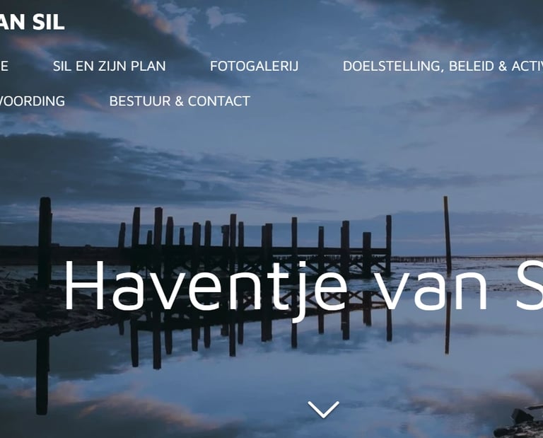 De website van het Haventje van Sil
