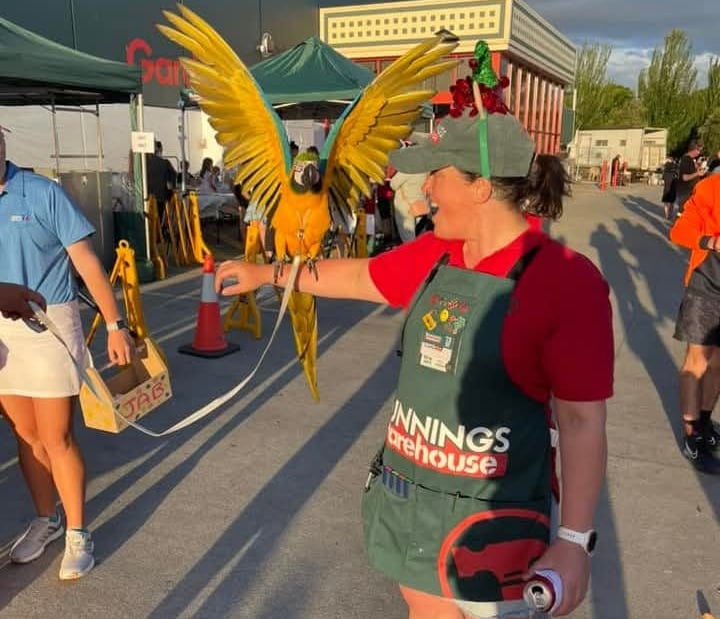 Majick Feathers at Bunnings Event