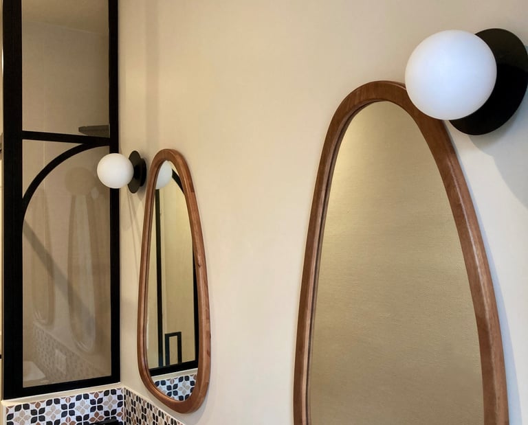 rénovation salle de bain Nantes : miroir SKLUM Arbidel