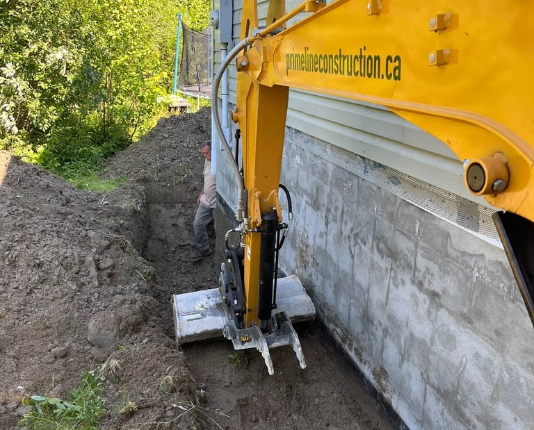 foundation repairs for a home in North Bay