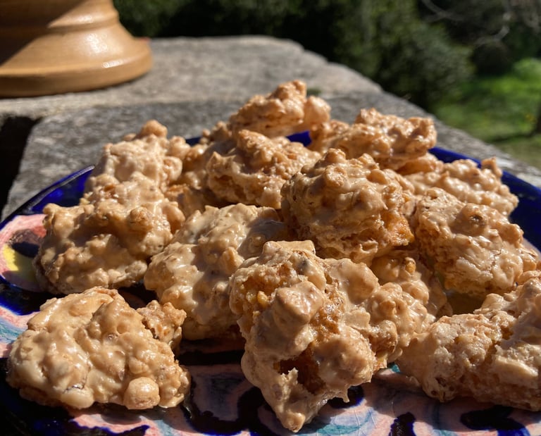 Croc'Noix - meringue à la noix - biscuiterie de l'apothicaire