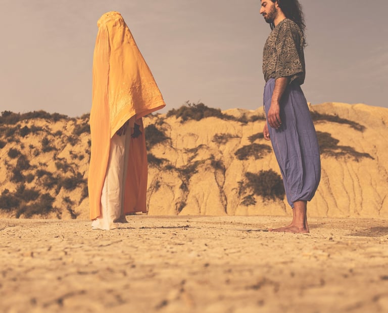 two women in yellow and blue sarong sarong sarong sarong sarong