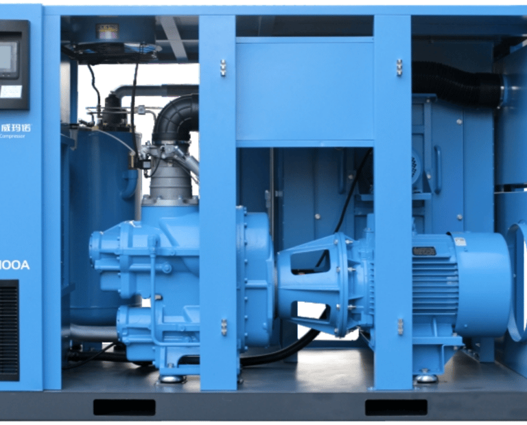 PERMANENT MAGNETDOUBLE STAGE SCREWAIR COMPRESSOR 