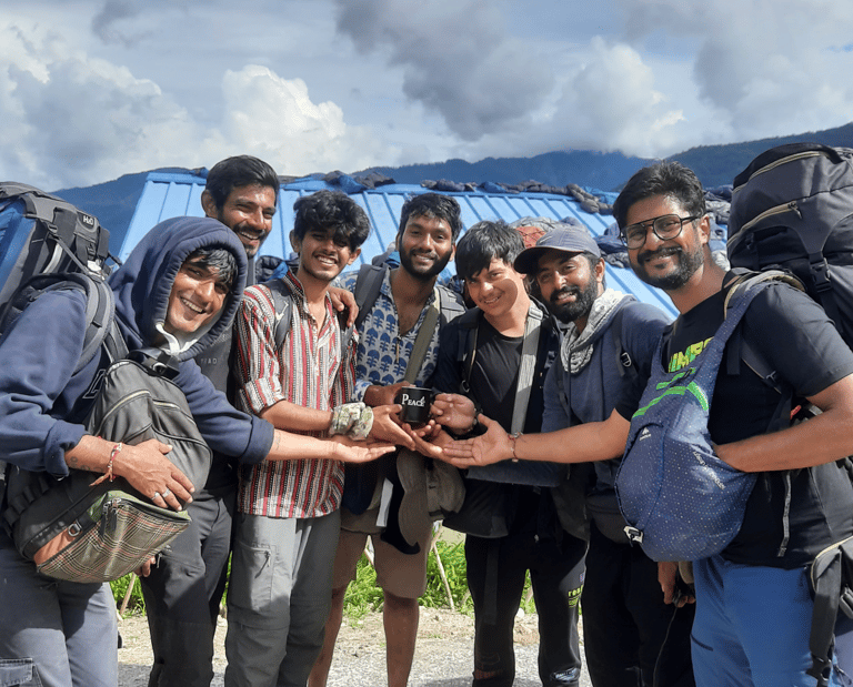 TravelOHike employees enjoying a group adventure outing.