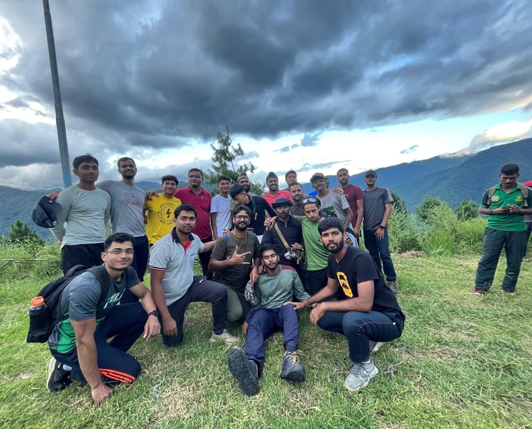 A group of colleagues enjoying 