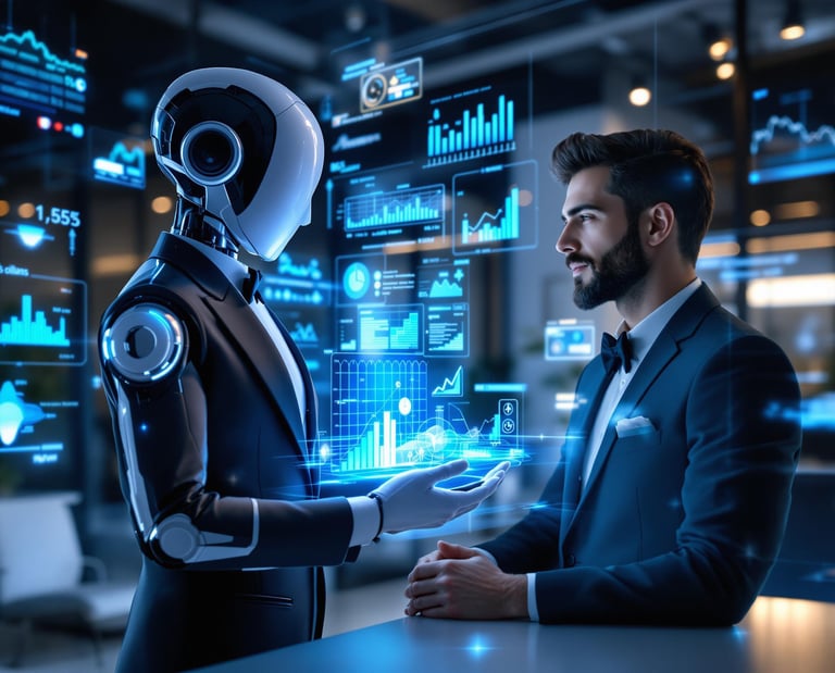 a man in a suit and tie is shaking hands