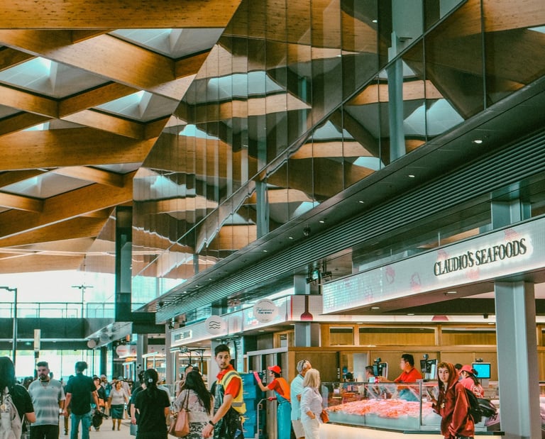 Commercial high level vacuuming