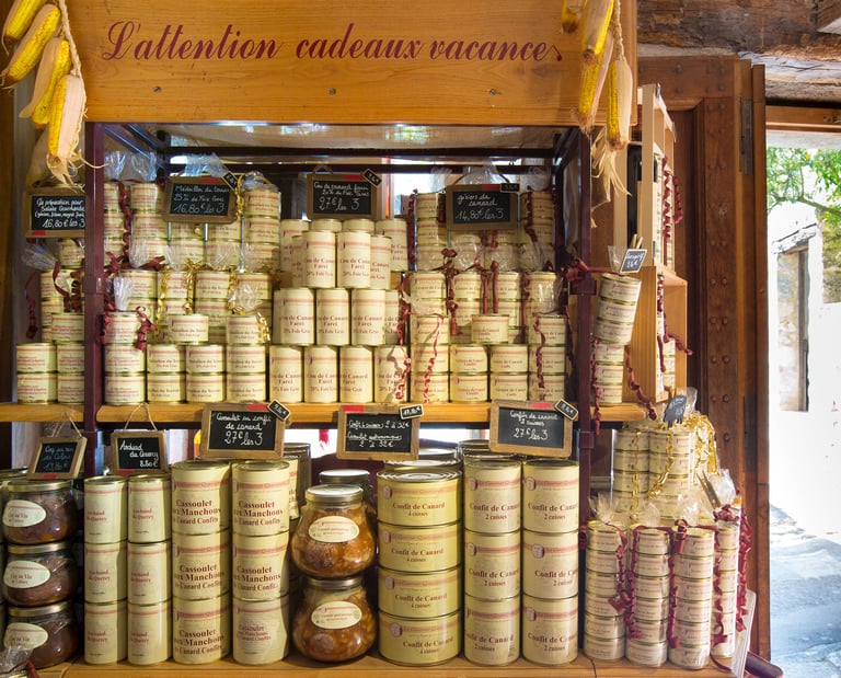 Conserves de canard du Sud-Ouest et recettes de terroir