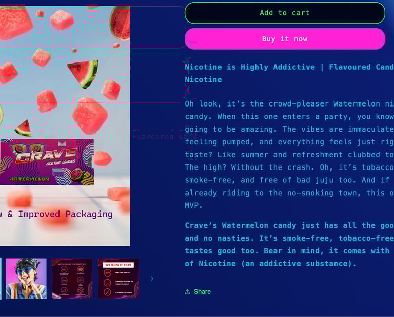 icrave.it website screenshot