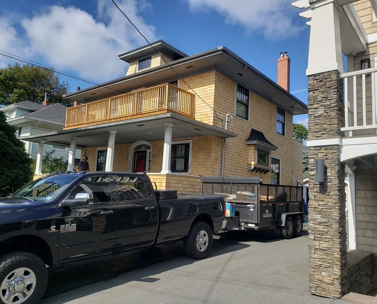 CEDAR siding Installed By Catch All Contracting