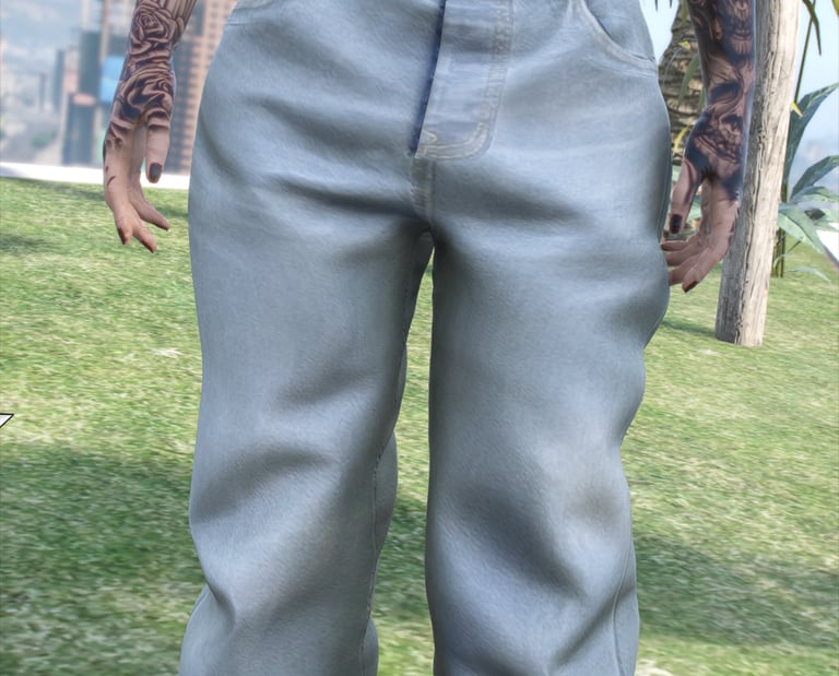 a woman with tattoos on her chest and chest