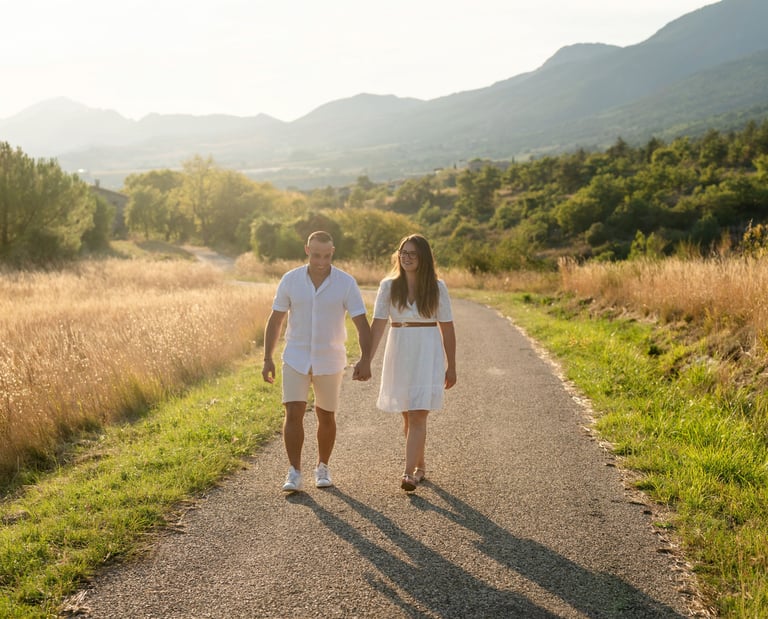 Photographe couple en Drôme provençale