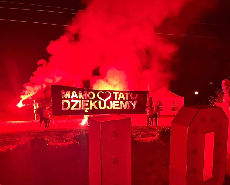 kreatywne podziękowania dla rodziców nietypowy prezent folia mamo tato