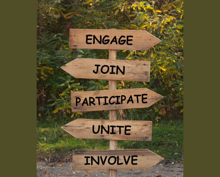 Community Involvement Signs