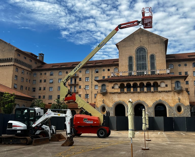 Plataforma elevatória locação Araxá MG