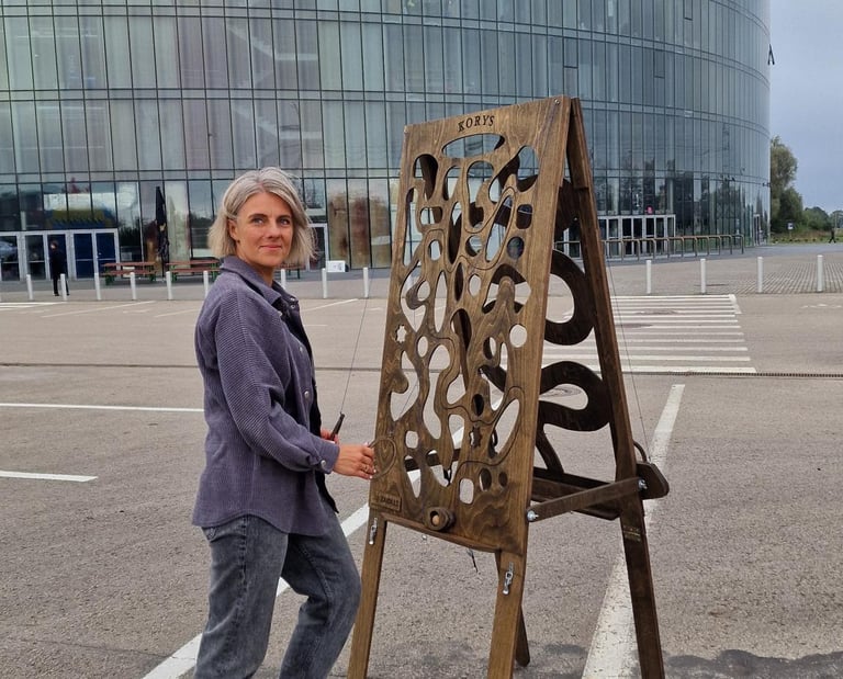 Lauko žaidimų nuoma Šiauliuose Korys žaidimas puikai tinka festivaliuose ir kituose šventėse