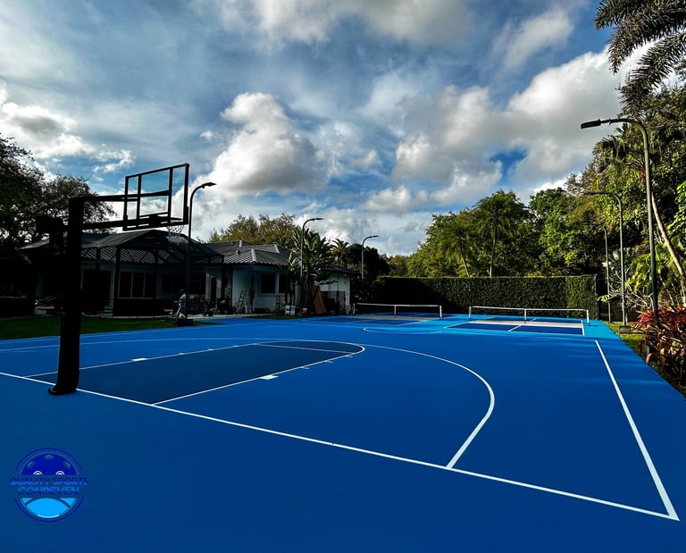 Private Residence Tennis Court, Pinecrest, Fl