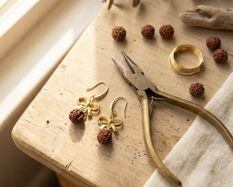 Atelier de création à Champier – bijoux artisanaux faits main