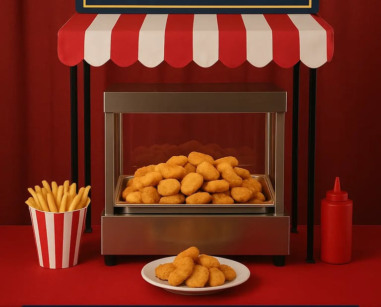 chicken nuggets live station, chicken nuggets in dubai