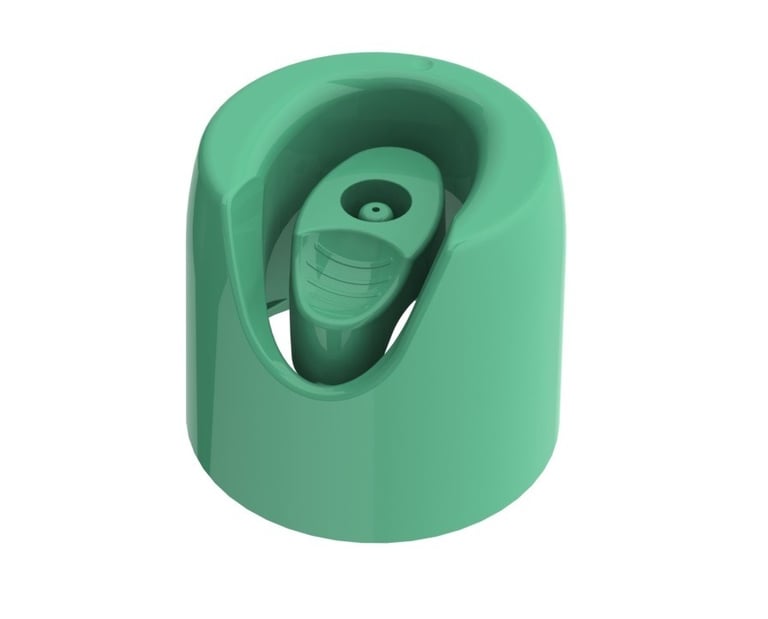 D52mm aerosol spray caps vertical horizontal dispensing spray can fitting 