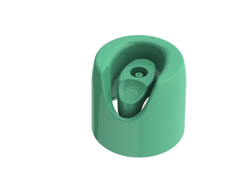 D52mm aerosol spray caps vertical horizontal dispensing spray can fitting 