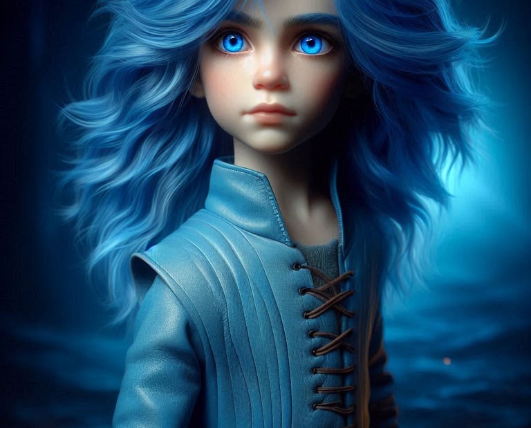 Elarian Berk the Tide Weaver – water manipulator warrior of Harmonya protected by God Nerithis