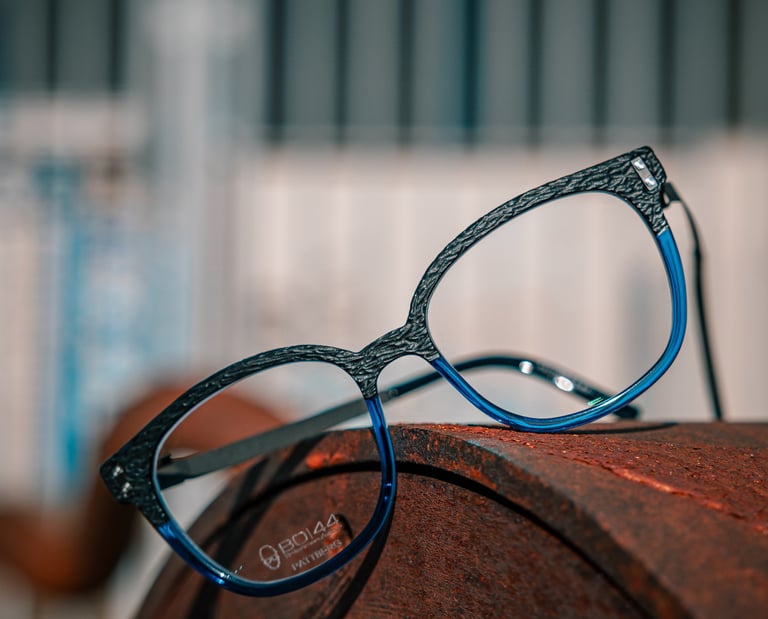blau bo44 brille brillenfassung 2025 neu