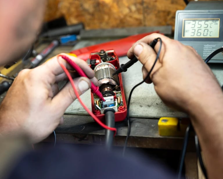 service de réparation de tondeuse